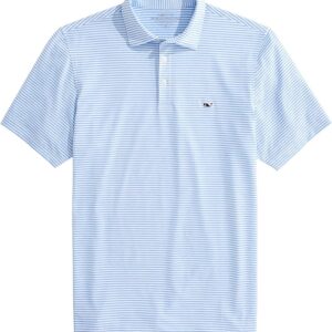 Vineyard Vines Mens Bradley Stripe Sankaty Polo